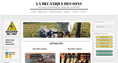 Desktop Screenshot of mecaniquedessons.com